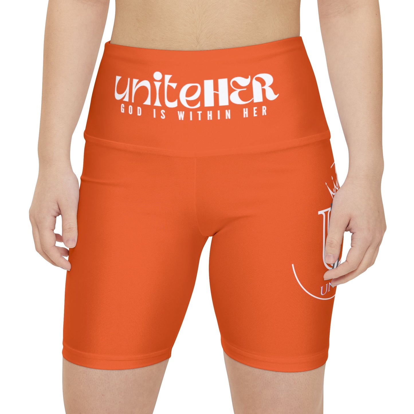 UniteHER Women's Workout Shorts (ORGNFURIOUS)