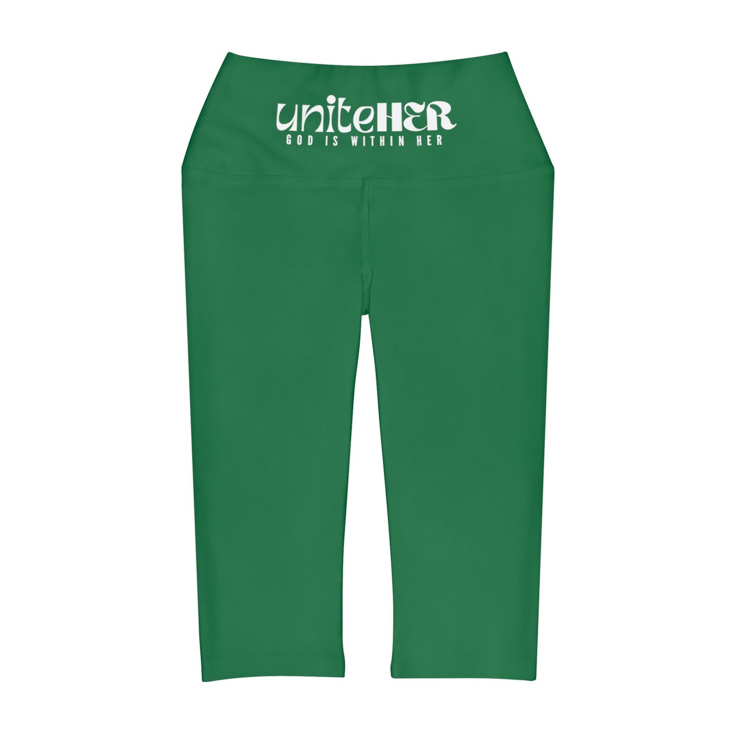 UniteHER Yoga Capri Leggings (HUNTERGREEN)