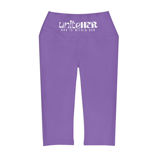 UniteHER Yoga Capri Leggings (LPURP)