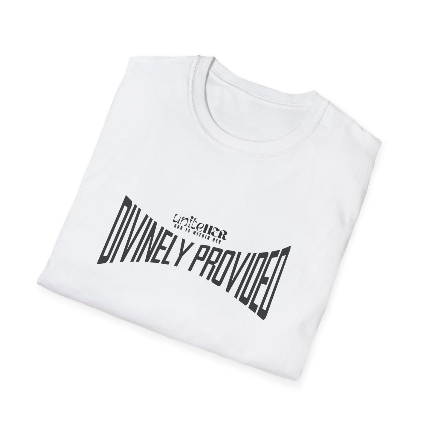 UniteHer Across My Heart Tee "Divinely Provided"