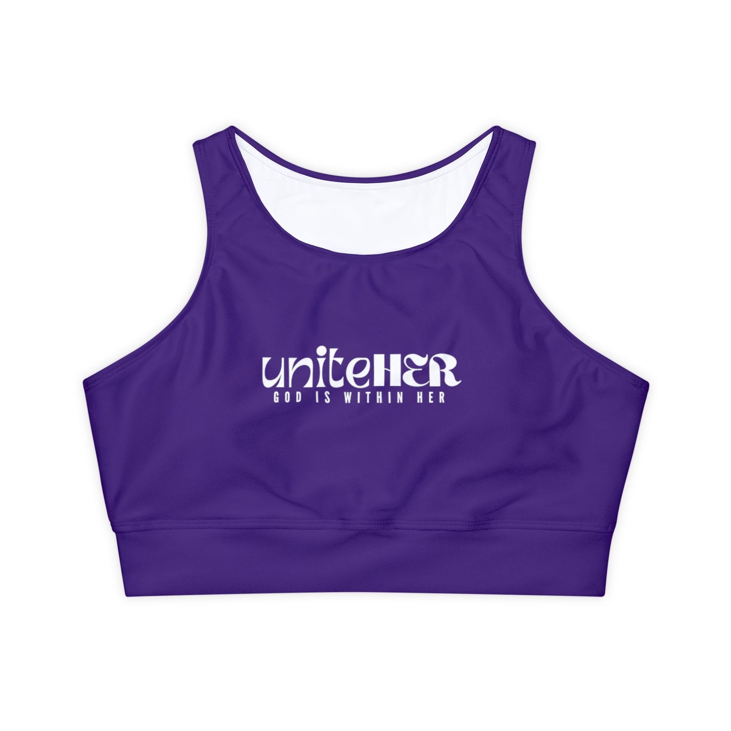 UniteHER, Padded Sports Bra (PURPRAIN)