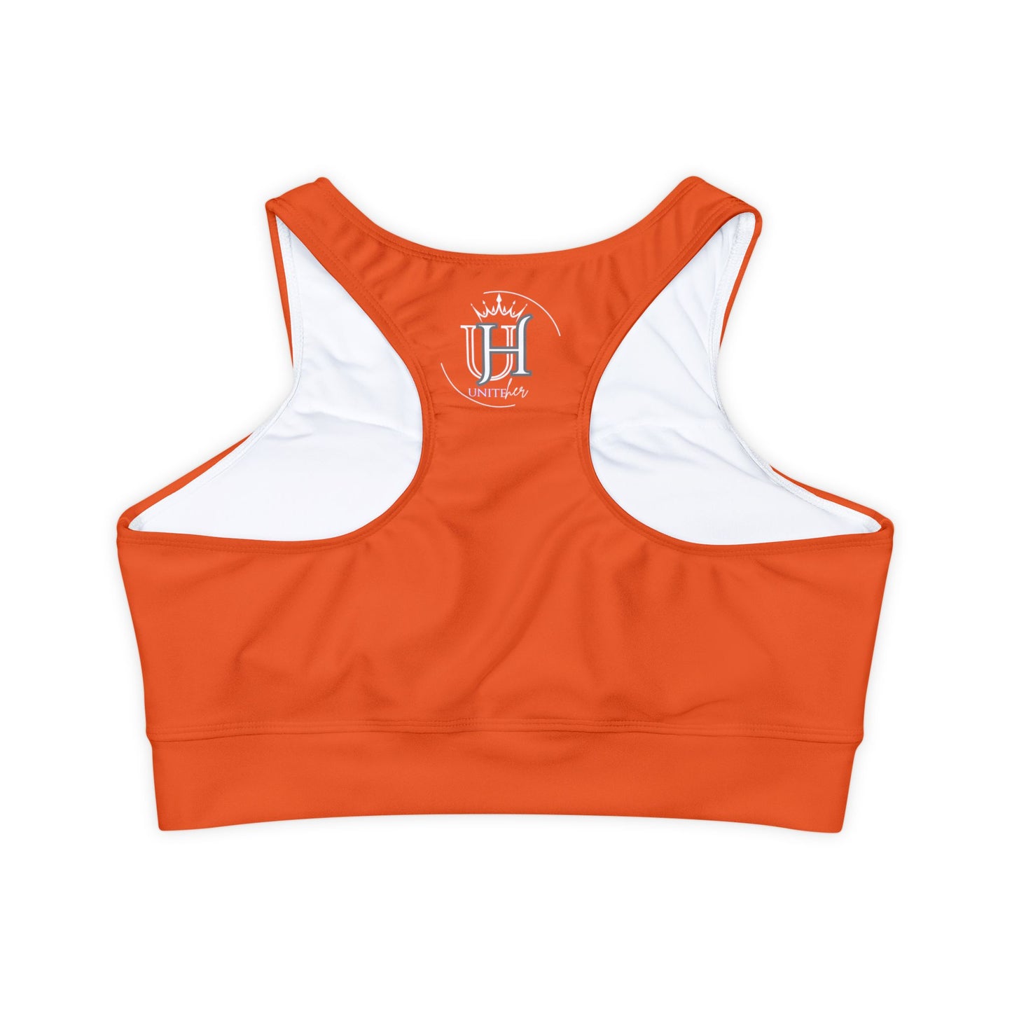 UniteHER, Padded Sports Bra (ORGNFURIOUS)