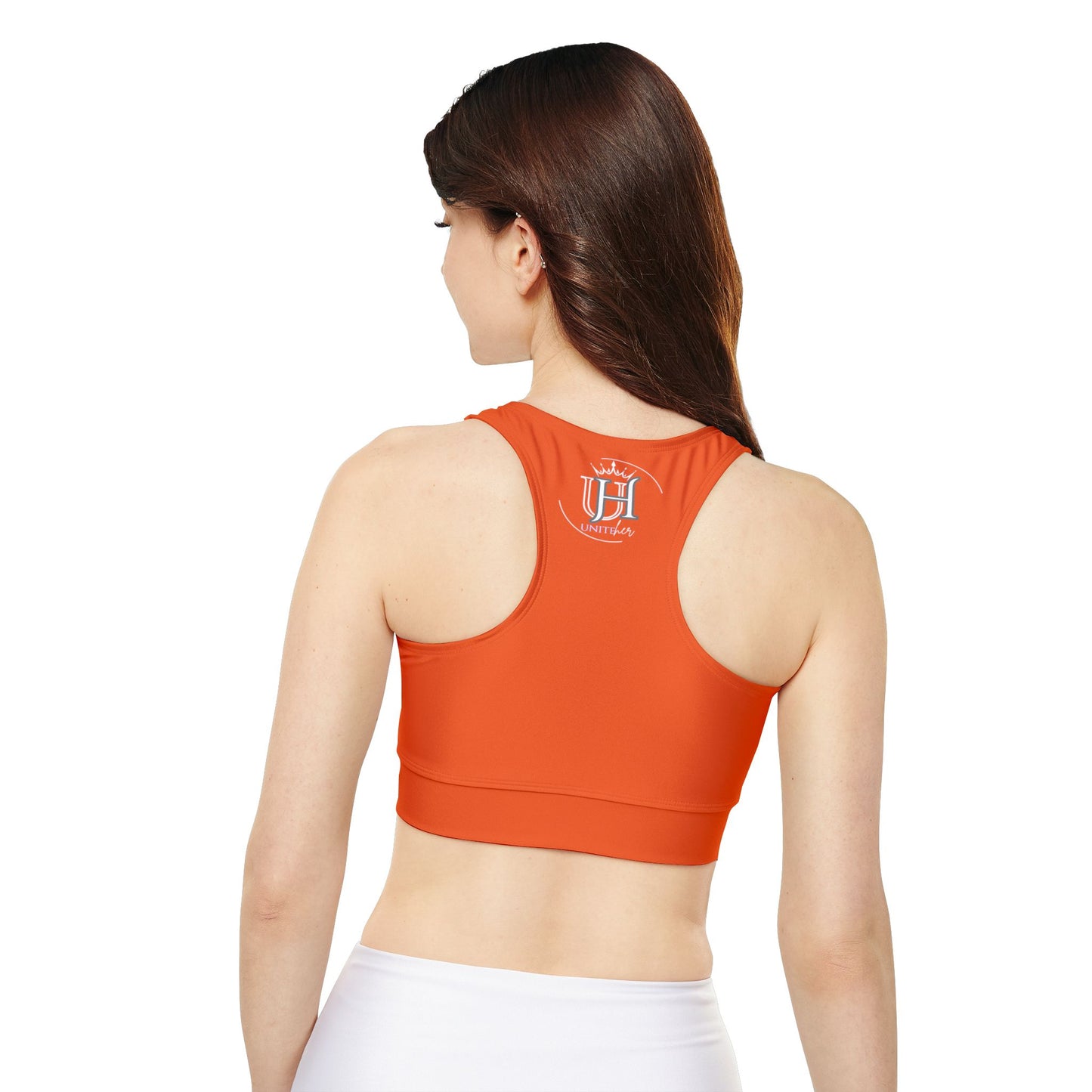 UniteHER, Padded Sports Bra (ORGNFURIOUS)