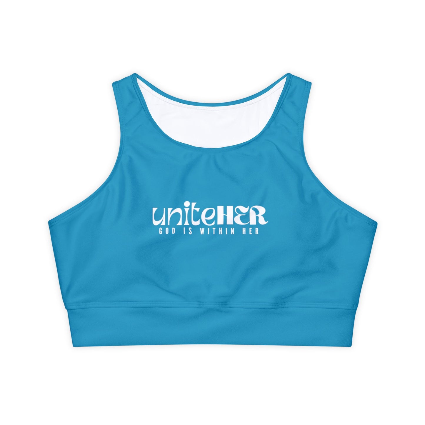 UniteHER, Padded Sports Bra (TURQ)