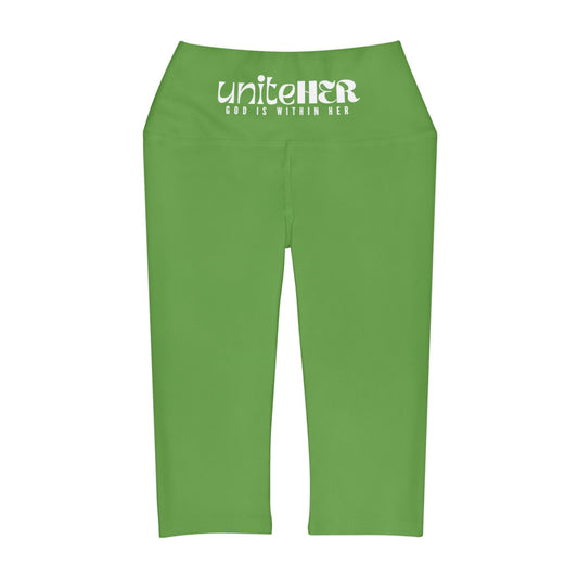 UniteHER Yoga Capri Leggings (JOLLYGREEN)