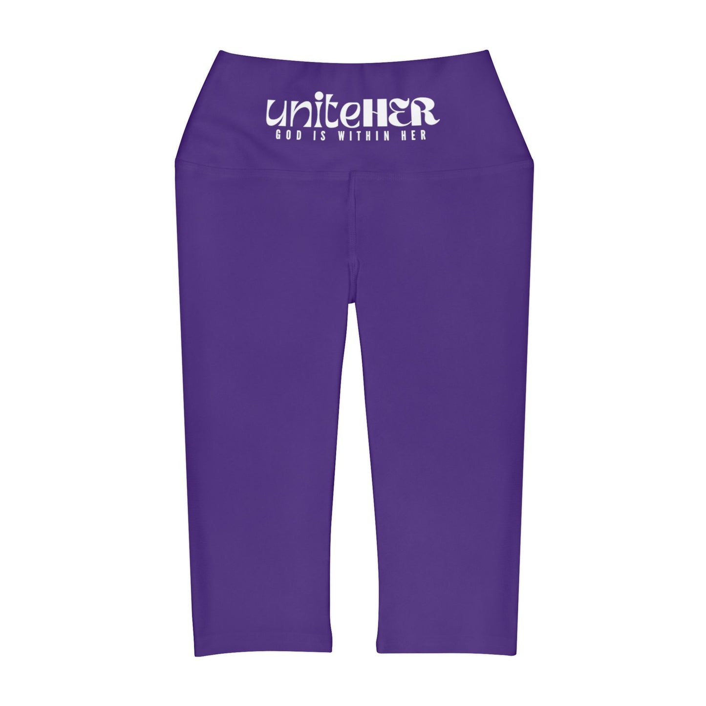 UniteHER Yoga Capri Leggings (PURPRAIN)